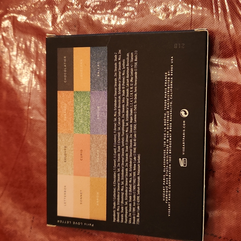 Viseart Paris Love Letter Palette - Picture 3 of 3